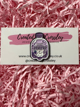 Load image into Gallery viewer, Grape Drink Cat Pin Badge
