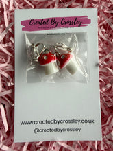 Load image into Gallery viewer, Mushroom Clip On Earrings
