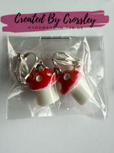 Load image into Gallery viewer, Mushroom Clip On Earrings
