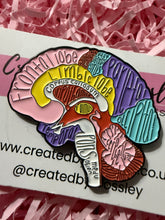 Load image into Gallery viewer, Anatomical Brain Pin Badge

