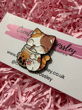 Load image into Gallery viewer, Bubble Tea Boba Cat Pin Badge
