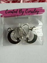 Load image into Gallery viewer, Moon Star Clip On Earrings
