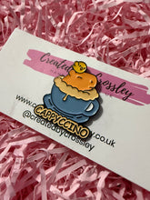 Load image into Gallery viewer, “Cappyccino” Capybara Pin Badge
