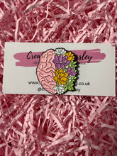 Load image into Gallery viewer, Flower Brain Pin Badge
