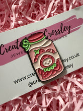 Load image into Gallery viewer, Strawberry Jar Pin Badge
