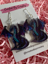 Load image into Gallery viewer, Dragon Charm Earrings

