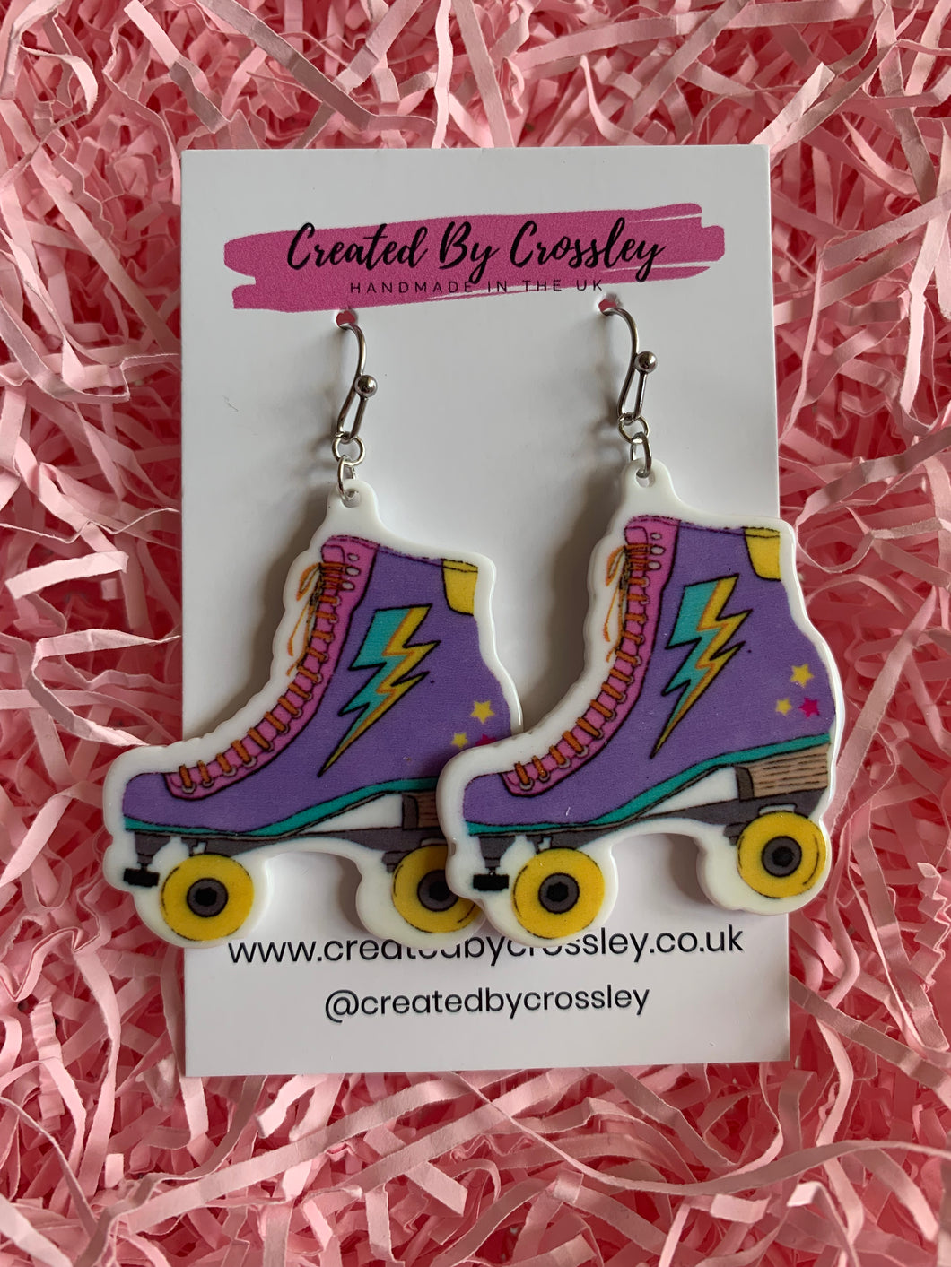 Rollerskate Charm Earrings