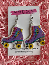 Load image into Gallery viewer, Rollerskate Charm Earrings
