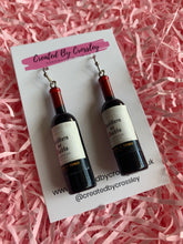 Load image into Gallery viewer, Wine Bottle Charm Earrings

