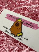 Load image into Gallery viewer, Apple Capybara Pin Badge
