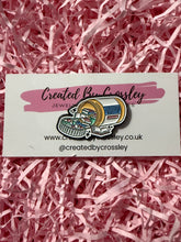 Load image into Gallery viewer, “Serotonin Booster” Books Pin Badge
