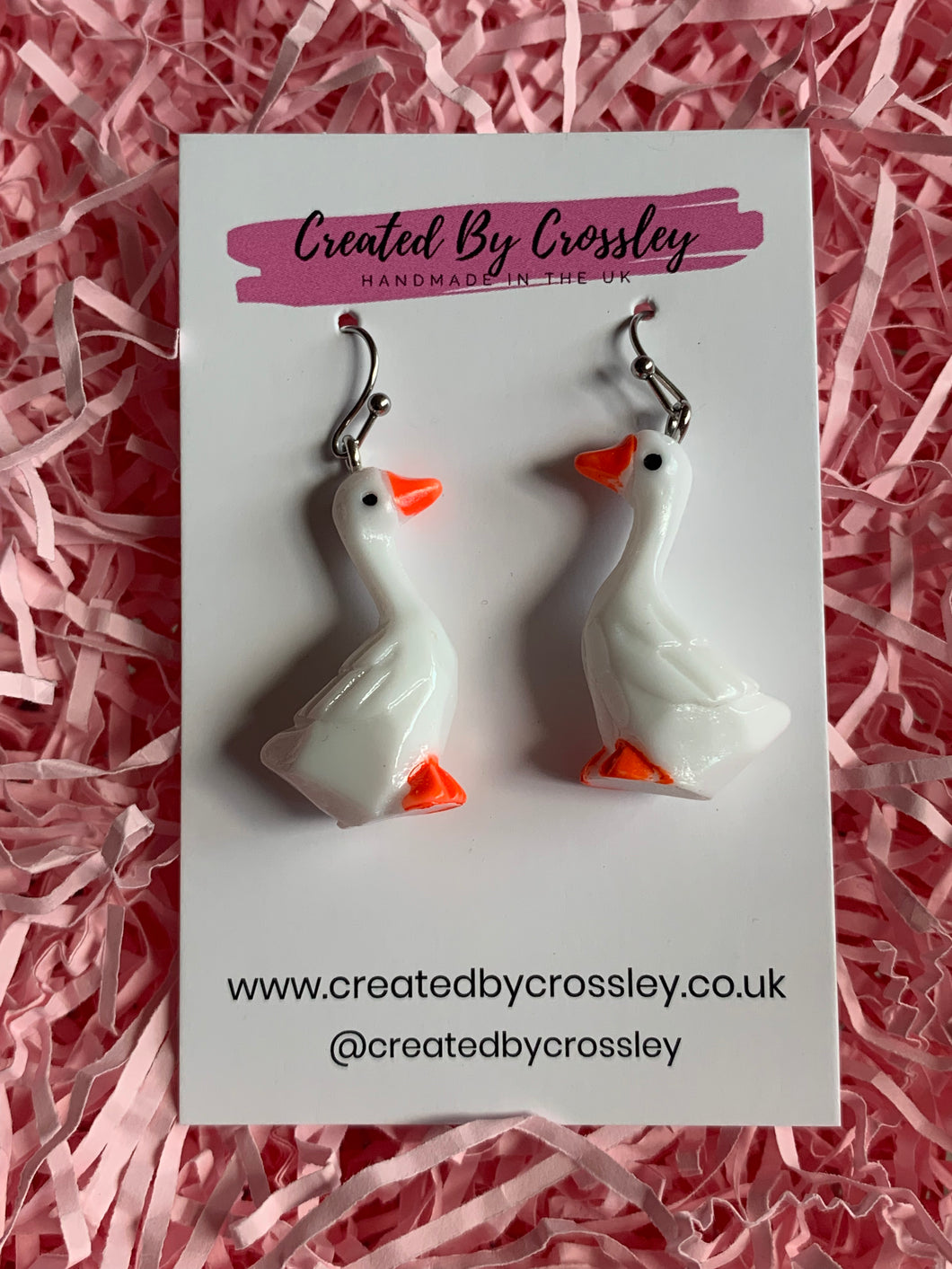 Goose Charm Earrings