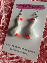 Load image into Gallery viewer, Goose Charm Earrings
