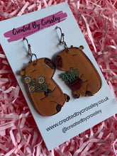 Load image into Gallery viewer, Large Capybara Earrings
