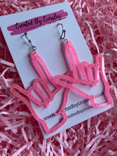 Load image into Gallery viewer, Giant Hand Charm Earrings
