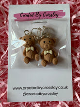 Load image into Gallery viewer, Teddy Bear Clip On Earrings
