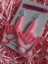 Load image into Gallery viewer, Giant Hand Charm Earrings
