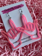 Load image into Gallery viewer, Giant Hand Charm Earrings
