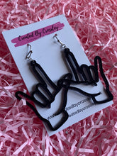 Load image into Gallery viewer, Giant Hand Charm Earrings
