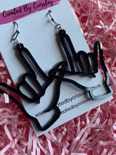 Load image into Gallery viewer, Giant Hand Charm Earrings
