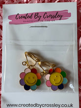 Load image into Gallery viewer, Happy Flower Clip On Earrings
