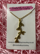 Load image into Gallery viewer, Leafy Vine Charm Necklace
