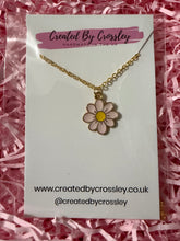 Load image into Gallery viewer, Pink Flower Charm Necklace

