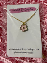 Load image into Gallery viewer, Pink Flower Charm Necklace
