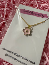 Load image into Gallery viewer, Pink Flower Charm Necklace
