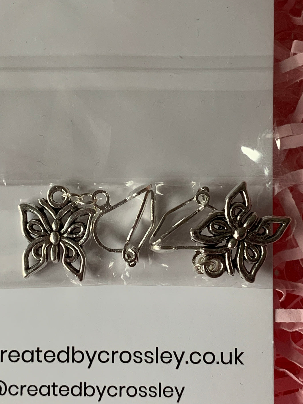 Butterfly Clip On Earrings