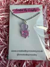 Load image into Gallery viewer, Purple Turtle Charm Necklace
