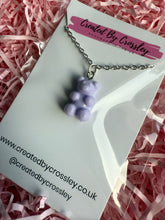 Load image into Gallery viewer, Purple Gummy Bear Charm Necklace
