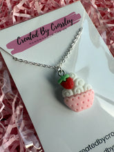 Load image into Gallery viewer, Cupcake Charm Necklace
