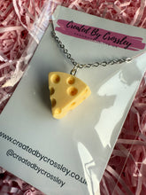 Load image into Gallery viewer, Cheese Charm Necklace
