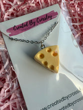 Load image into Gallery viewer, Cheese Charm Necklace
