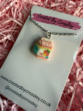 Load image into Gallery viewer, Peach Milk Charm Necklace
