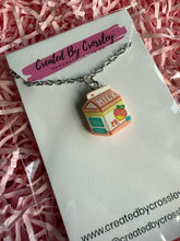 Load image into Gallery viewer, Peach Milk Charm Necklace
