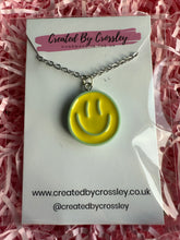 Load image into Gallery viewer, Chunky Happy Face Charm Necklace
