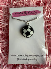 Load image into Gallery viewer, Football Charm Necklace
