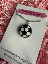 Load image into Gallery viewer, Football Charm Necklace
