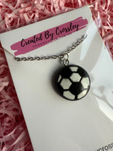 Load image into Gallery viewer, Football Charm Necklace
