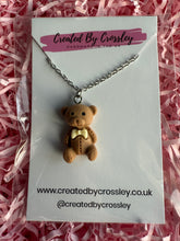 Load image into Gallery viewer, Teddy Bear Charm Necklace
