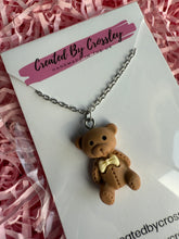 Load image into Gallery viewer, Teddy Bear Charm Necklace
