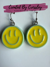 Load image into Gallery viewer, Happy Face Charm Earrings
