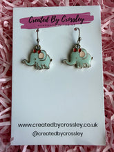 Load image into Gallery viewer, Elephant Charm Earrings
