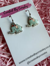 Load image into Gallery viewer, Elephant Charm Earrings

