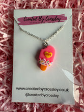 Load image into Gallery viewer, Pink Ice Lolly Charm Necklace
