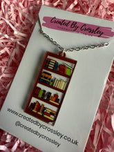 Load image into Gallery viewer, Bookshelf Charm Necklace

