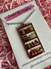 Load image into Gallery viewer, Bookshelf Charm Necklace
