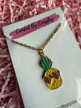 Load image into Gallery viewer, Fun Pineapple Charm Necklace
